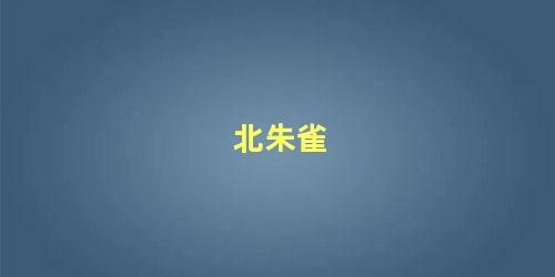 北朱雀