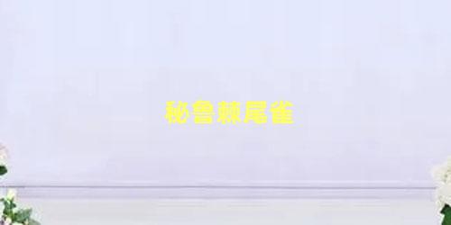 秘鲁棘尾雀