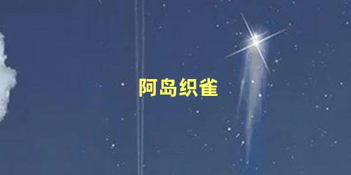阿岛织雀
