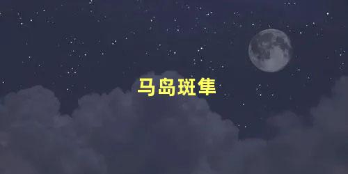 马岛斑隼